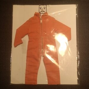 Vintage G.I. Joe Orange Zipper Jumpsuit Hasbro Japan 80s 90s Collectible